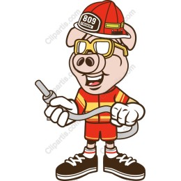 Firefighter Pig