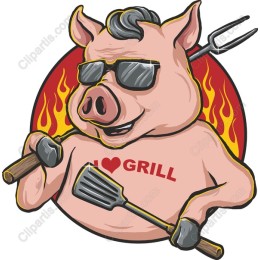 Cool Grilling Pig