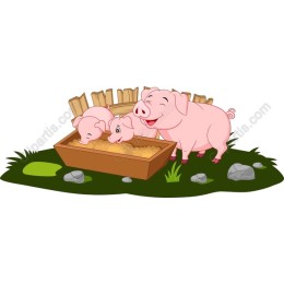 Happy Farm Pigs