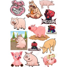 Pig Set: Fun and Quirky