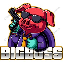 Big Boss Cartoon Pig