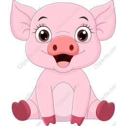 Cute Cartoon Pig