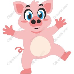 Cute Cartoon Pig