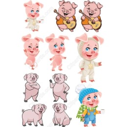 Charming Pig Set
