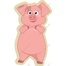 Cute Cartoon Pig