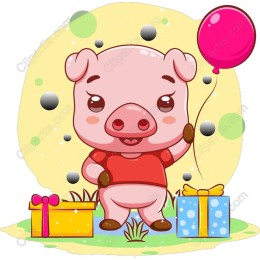Birthday Piglet