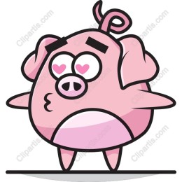Adorable Pig Clipart