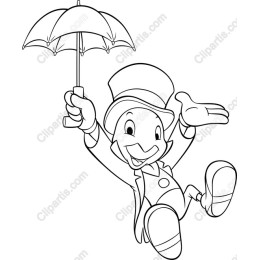 Whimsical Umbrella Character