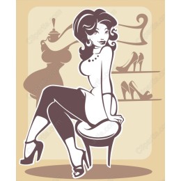 Glamorous Pin-Up Girl Fashion
