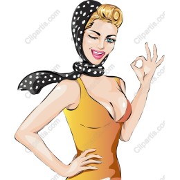 Vintage Confident Woman