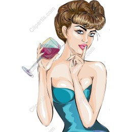 Glamorous Cocktail Lady