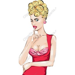 Glamorous Retro Woman
