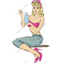 Retro Pin-Up Girl