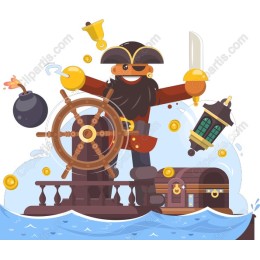 Vibrant Pirate Adventure