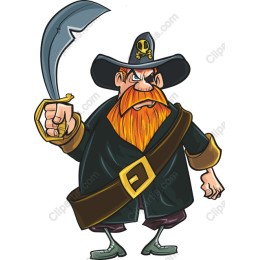 Fierce Pirate Character