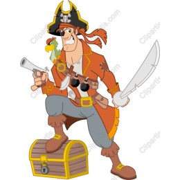 Vibrant Pirate Character