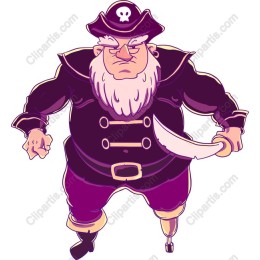 Fierce Pirate Character