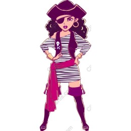 Fierce Female Pirate