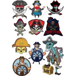 Pirate Bundle: Clipart Collection