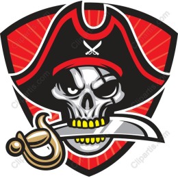 Fierce Pirate Skull