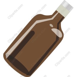 Premium Brown Glass Bottle