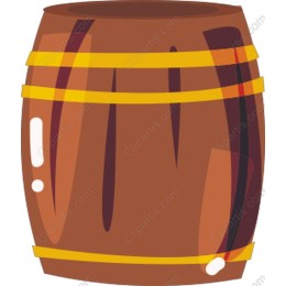 Classic Wooden Barrel