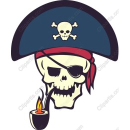 Classic Pirate Skull