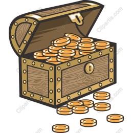 Treasure Chest with Golden Coins