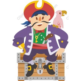 Cheerful Pirate Captain