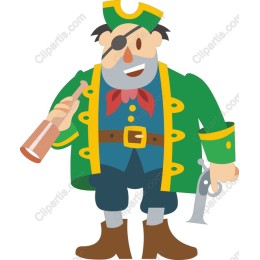 Cheerful Pirate Captain