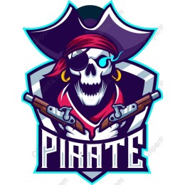 Fierce Pirate Skull