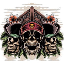 Triple Skull Pirate