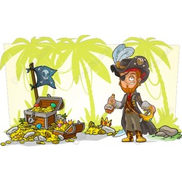 Vibrant Pirate Treasure