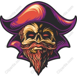 Bold Pirate Skull