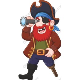 Playful Pirate Character