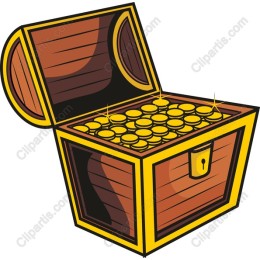 Treasure Chest with Gold Coins