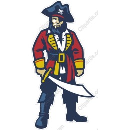 Fierce Pirate in and
