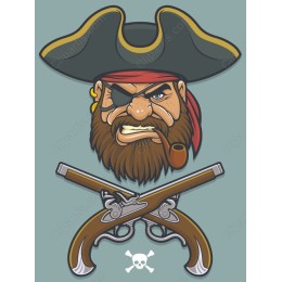 Fierce Pirate Captain