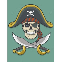 Fearsome Pirate Skull