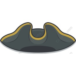 Classic Tricorn Hat Drawing