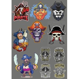 Pirate Adventure Clipart Bundle