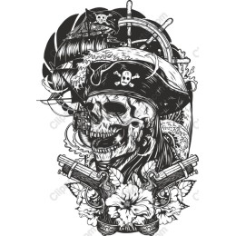 Pirate Skull & Pistol