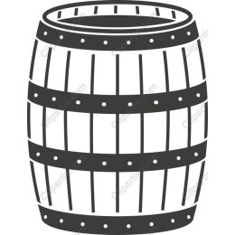 Classic Wooden Barrel