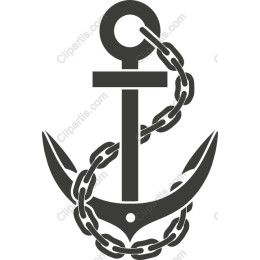 Nautical Anchor with Chain