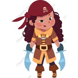 Charming Pirate Girl