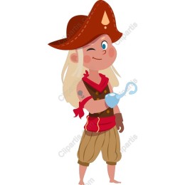 Charming Cartoon Pirate