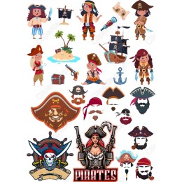 Pirate Bundle - 24 Unique