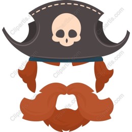 Pirate Hat and Beard