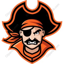 Fierce Pirate Mascot
