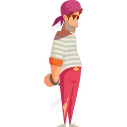 Swashbuckling Pirate Character
